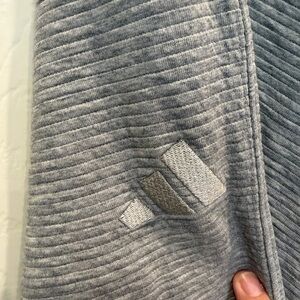 Adidas Light Gray wide legged sweats